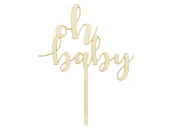 Oh Baby Shower Cake Topper