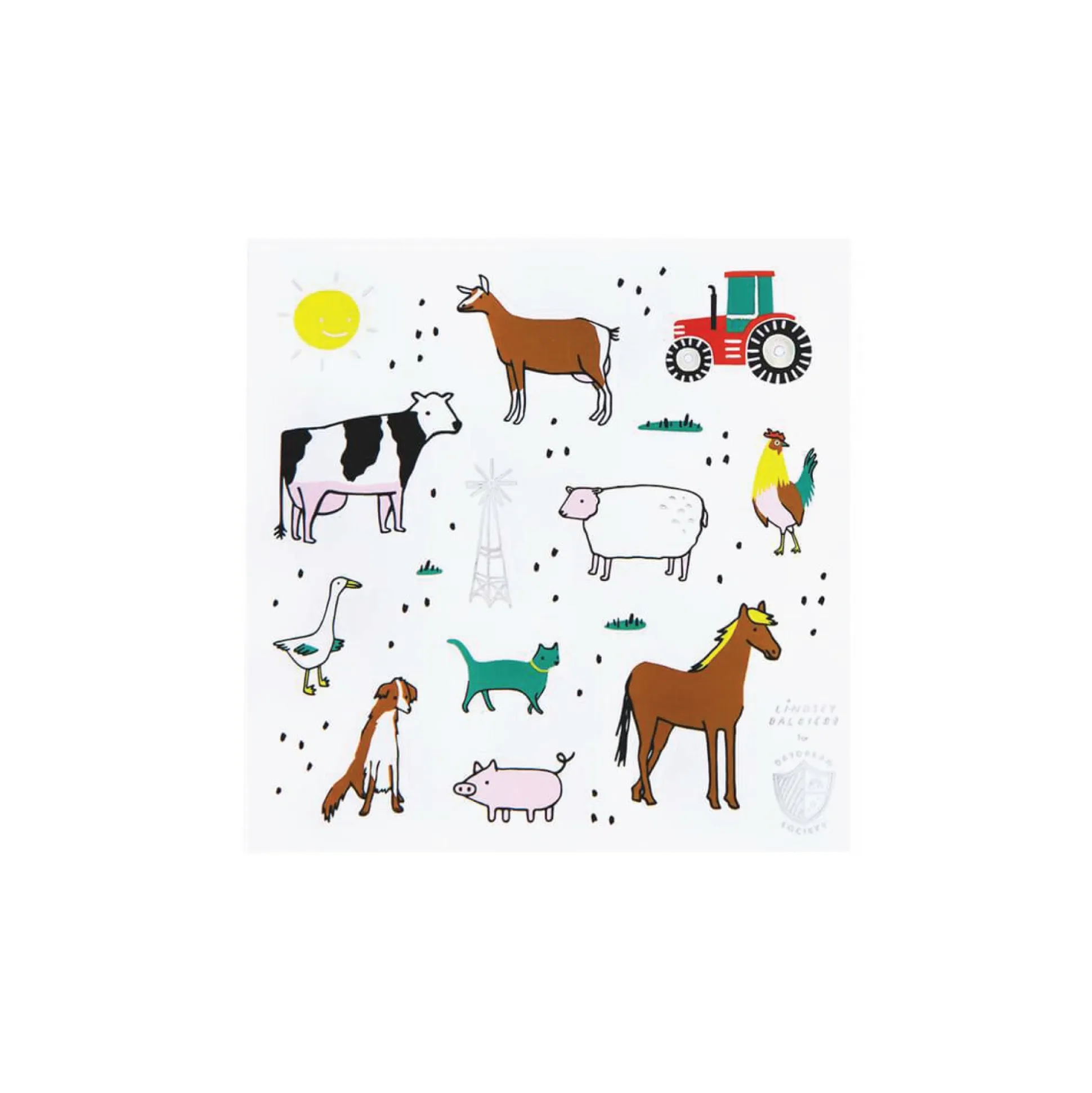 On the Farm Sticker Sheets 4ct