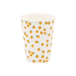 Orange Grove Party Paper Cups 8ct