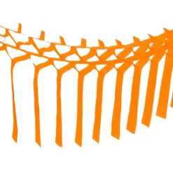 Orange Tissue Paper Streamer Garland 12ft