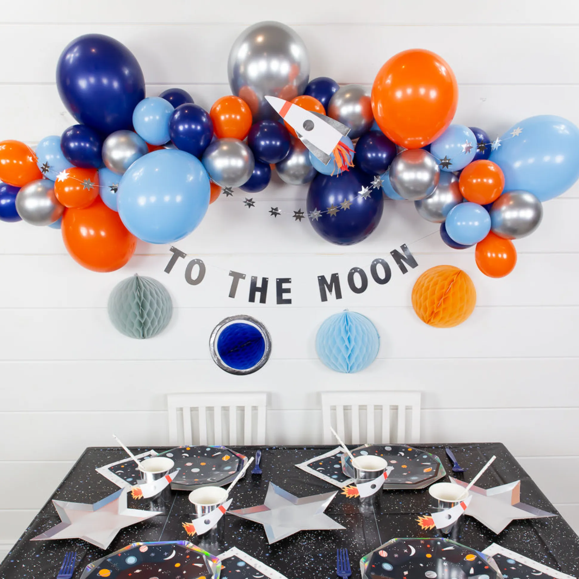 Outer Space DIY Balloon Garland Kit 6ft