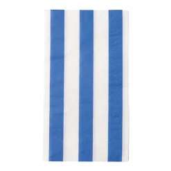Palisades Blue Cabana Striped Paper Guest Towels 20ct