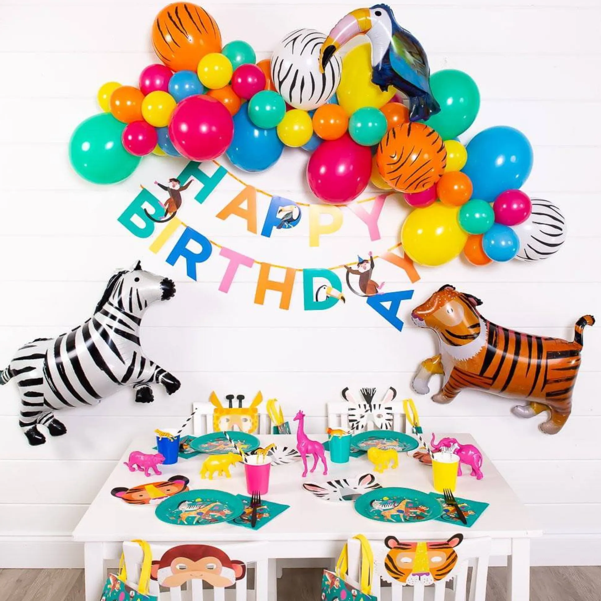 Party Animals Balloon Garland Kit 6ft