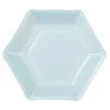 Pastel Hexagonal Dessert Plates 12ct
