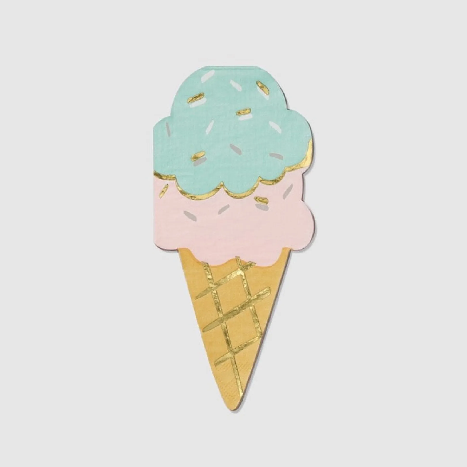 Pastel Ice Cream Cone Napkins 25ct