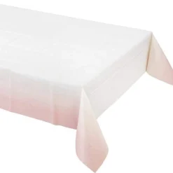 Pastel Pink Paper Table Cover