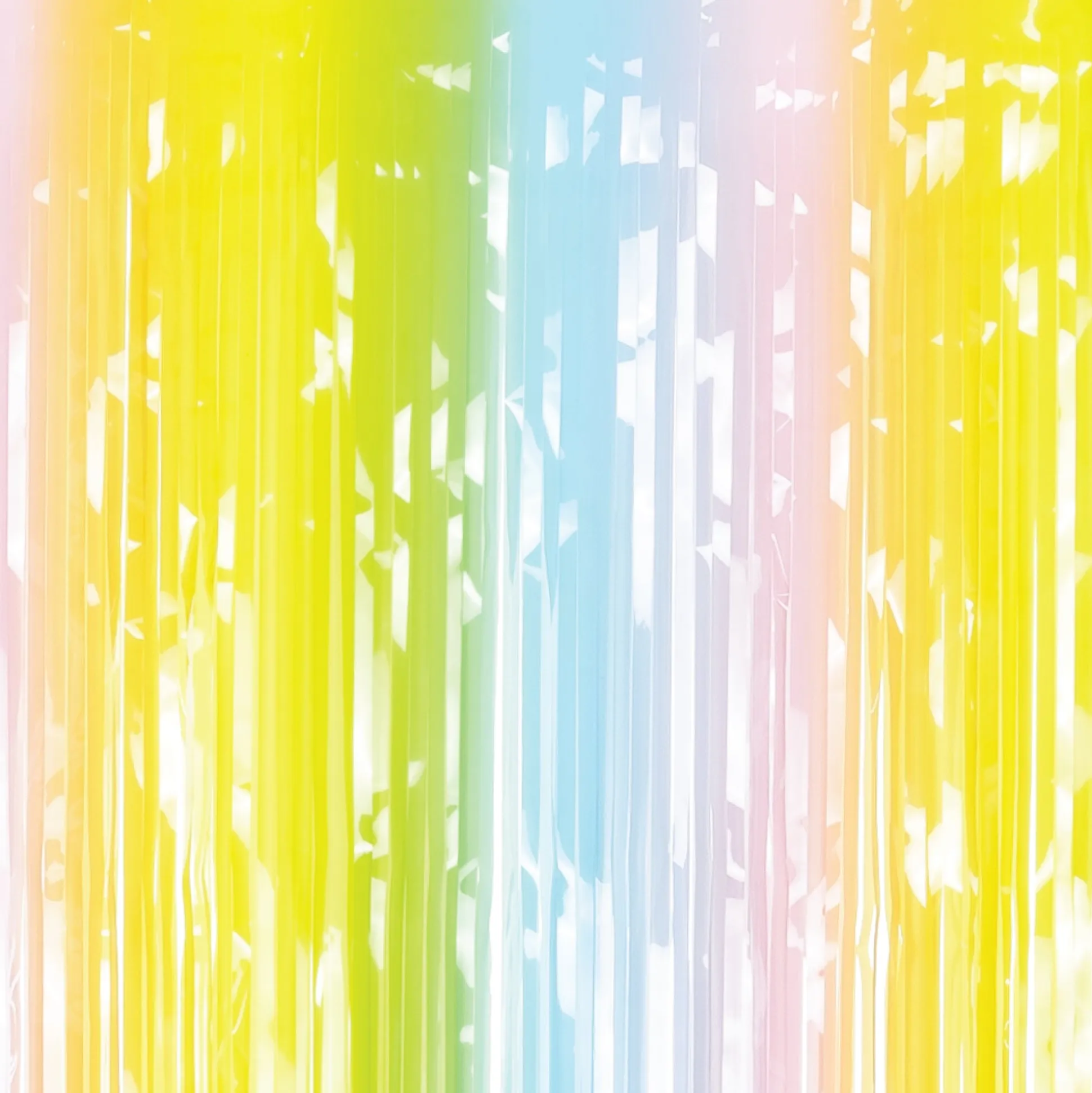 Pastel Rainbow Fringe Curtain