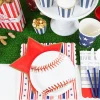 Patriotic Stars & Stripes Square Lunch Plates 8ct