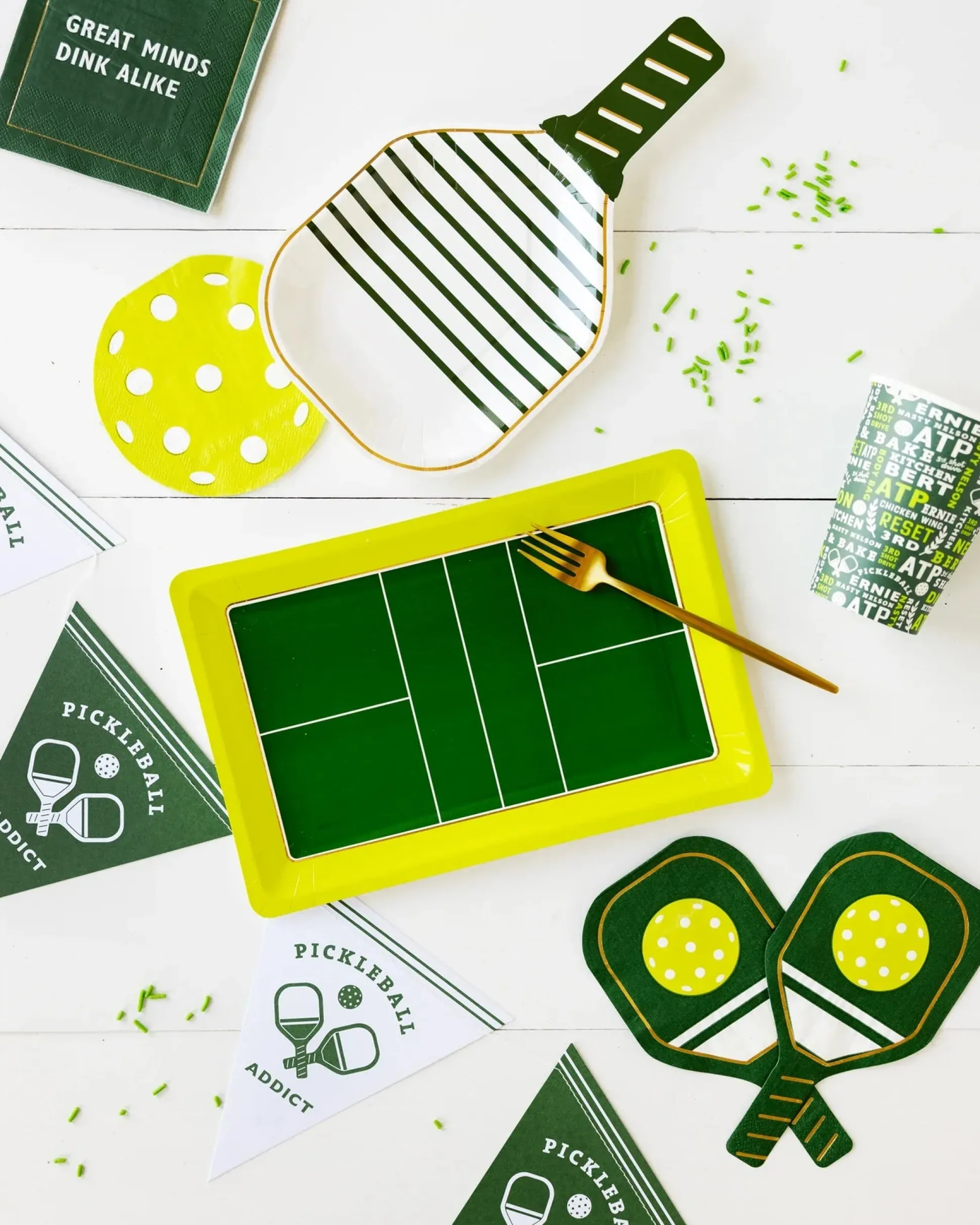 Pickleball Dessert Napkins 24ct