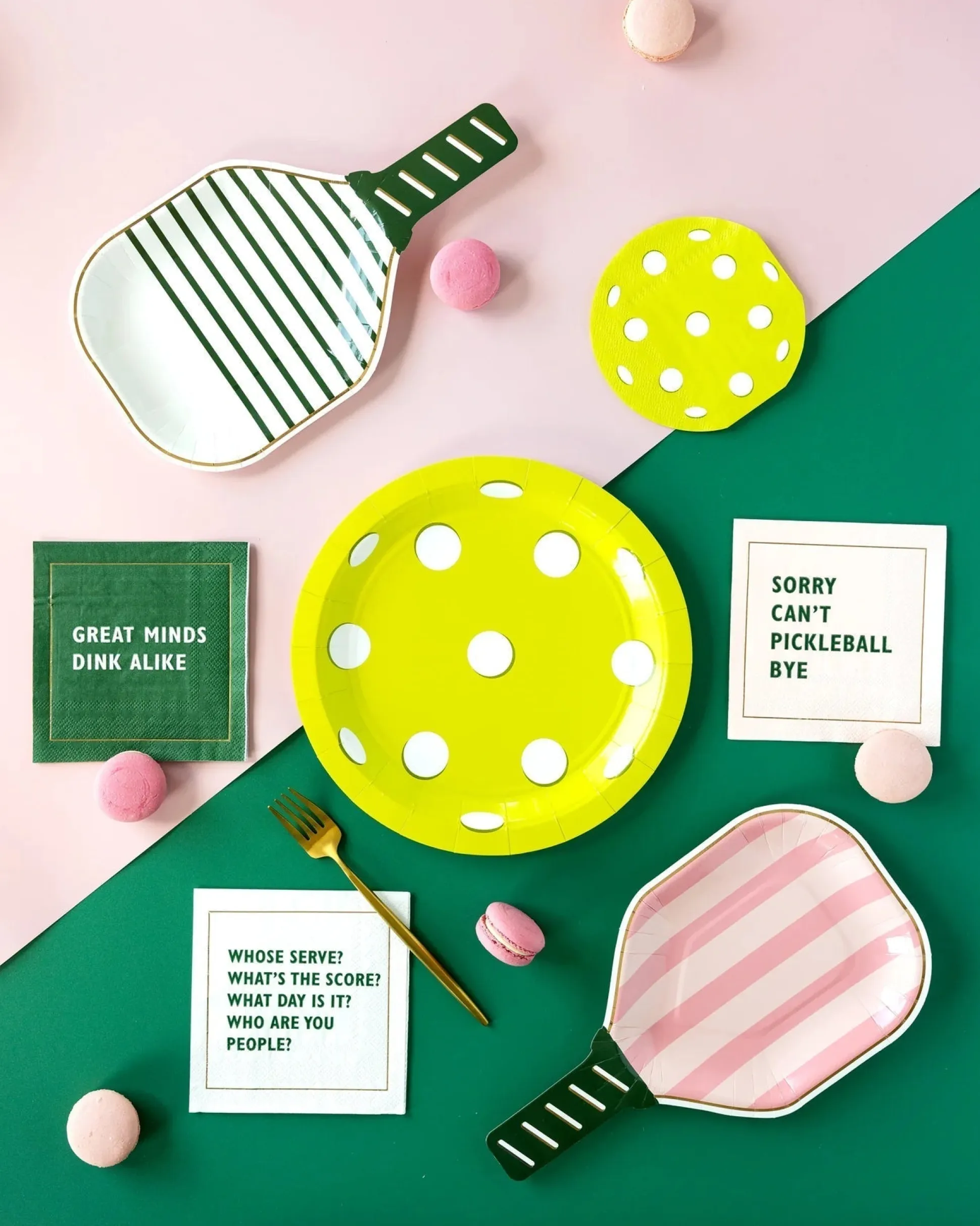 Pickleball Dessert Napkins 24ct