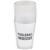 Pickleball Obsessed Frosted Plastic Cups 8ct