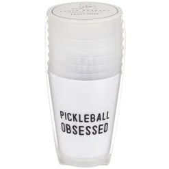 Pickleball Obsessed Frosted Plastic Cups 8ct