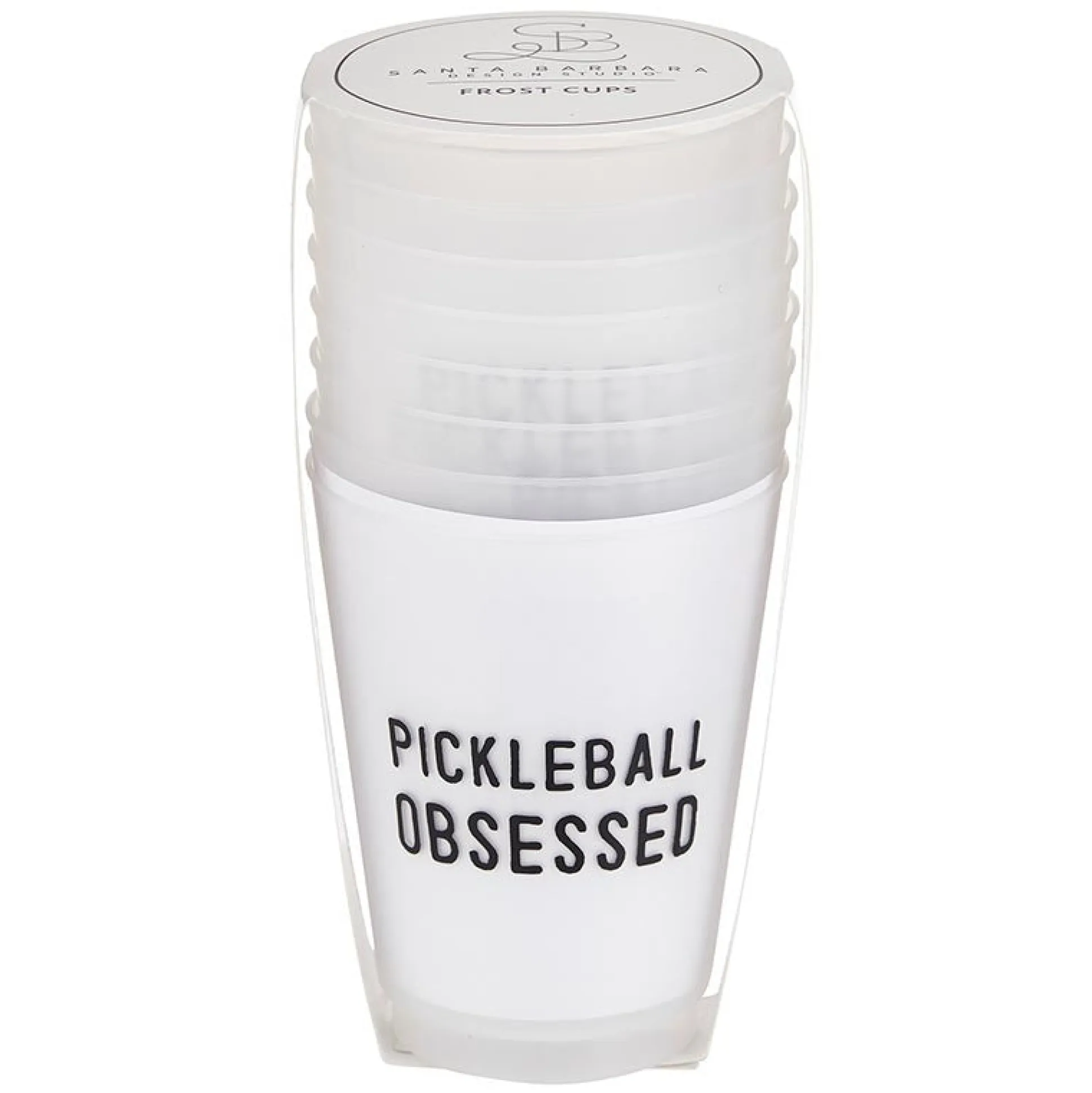 Pickleball Obsessed Frosted Plastic Cups 8ct