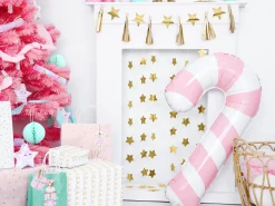 Pink Candy Cane Foil Balloon 32