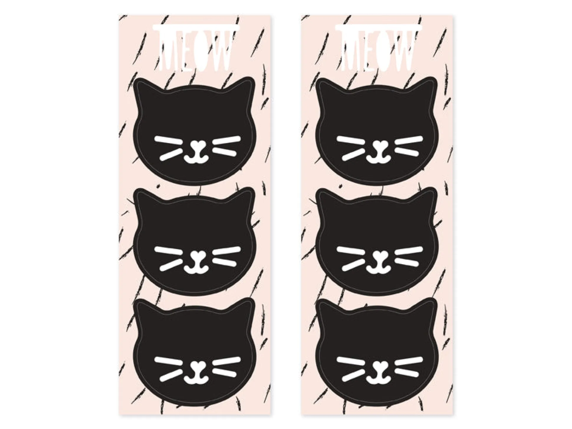 Pink Cat Treat Bags 6ct