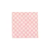 Pink Checkered Dessert Napkins 20ct