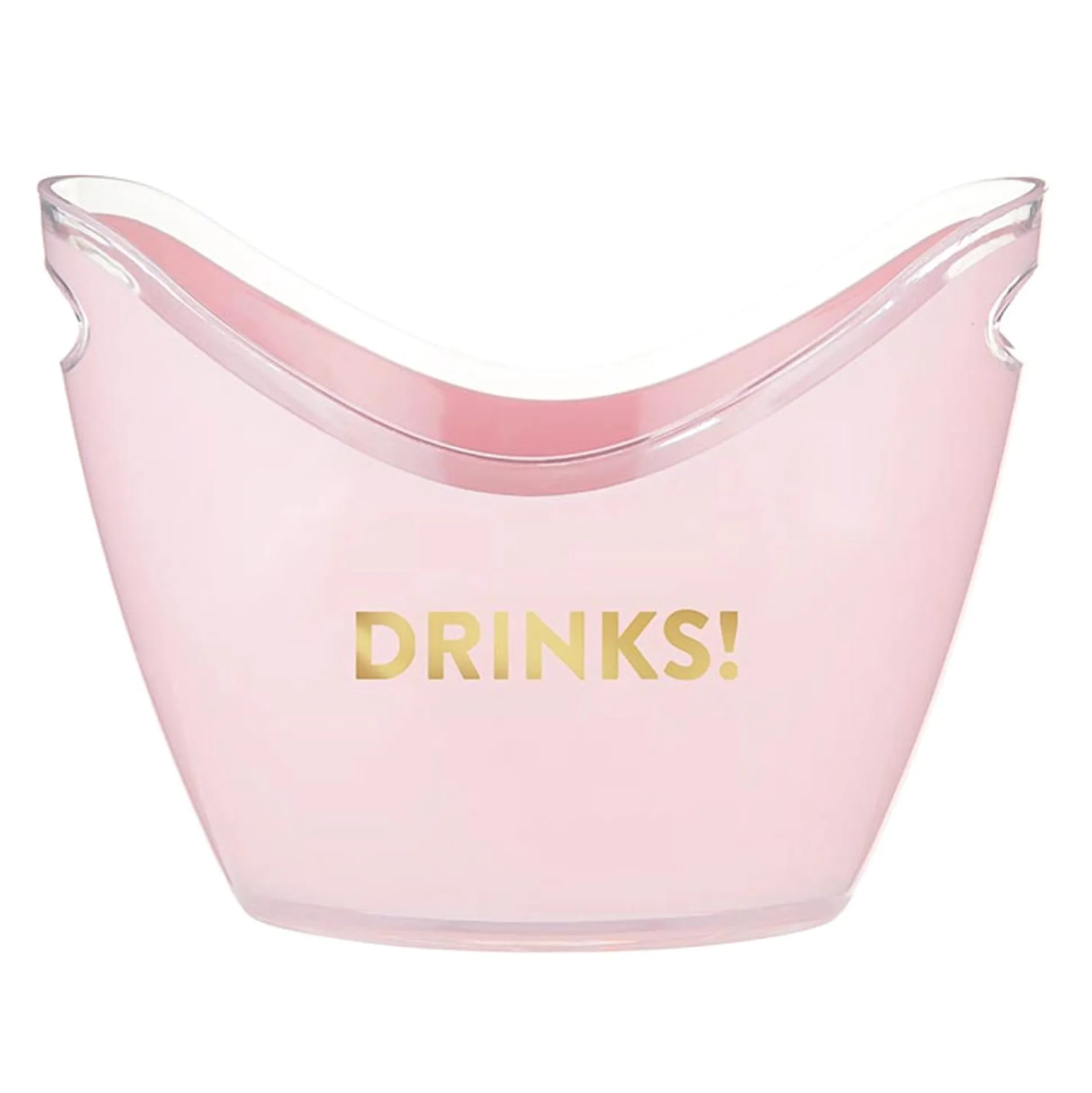 Pink Drinks! Acrylic Beverage Bucket