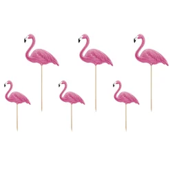 Pink Flamingo Cake Toppers