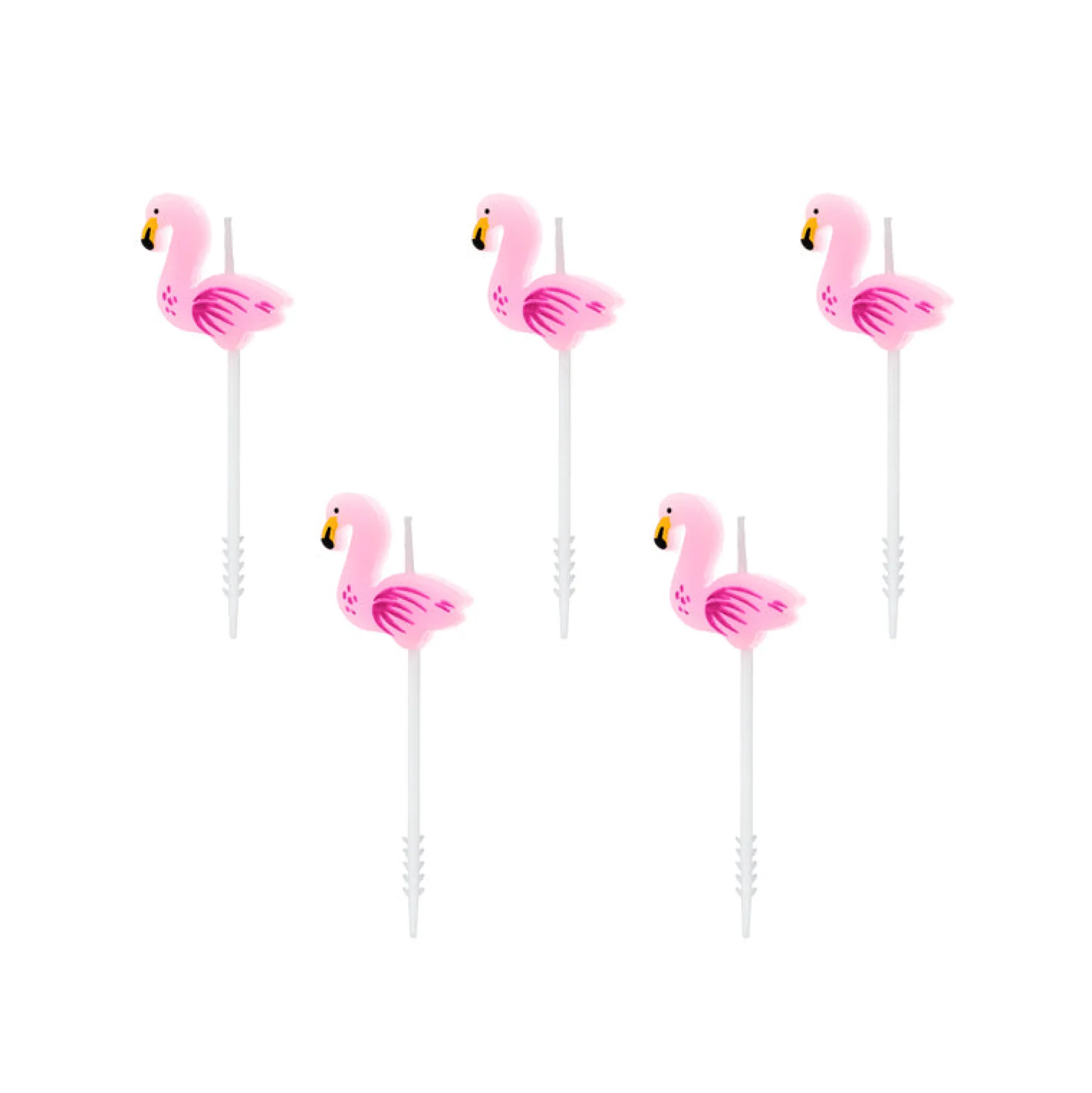 Pink Flamingo Party Candles