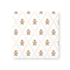 Pink Gingerbread Man Lunch Napkins 20ct