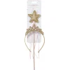 Pink & Gold Princess Wand & Tiara Set