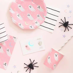 Pink Halloween Ghost Lunch Napkins 16ct