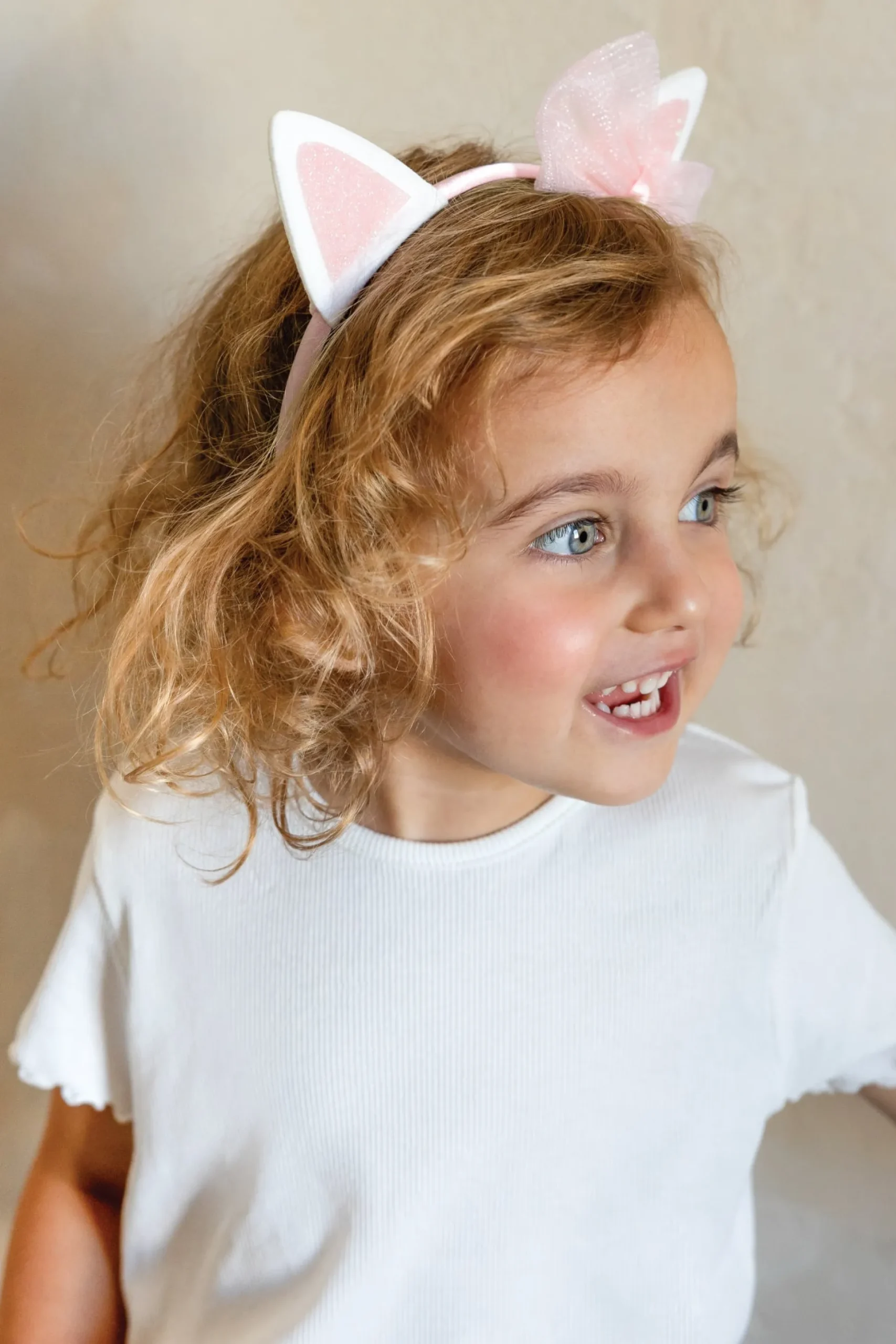 Pink Kitty Cat Ears Headband