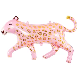 Pink Leopard Foil Balloon 40.5in