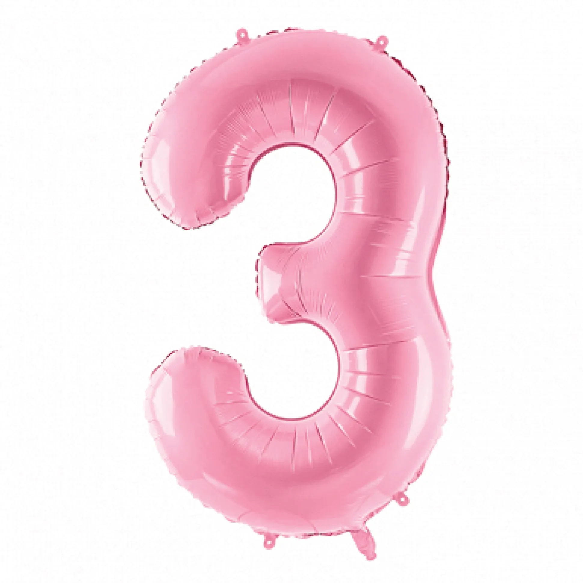 34" Pink Number Balloon 0-9