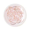 Pink Oh Happy Day Dessert Plates