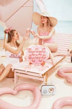 Pink Seashell Bride to Be Dessert Napkins 20ct