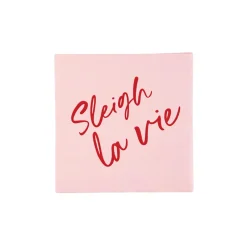 Pink Sleigh La Vie Dessert Napkins 20ct