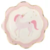 Pink Unicorn Lunch Plates 8ct