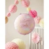 Pink Welcome Baby Foil Balloon 14in