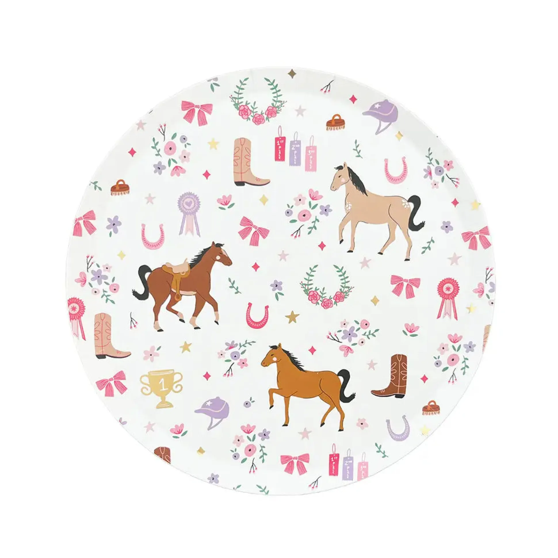 Pony Party Dessert Plates 8ct