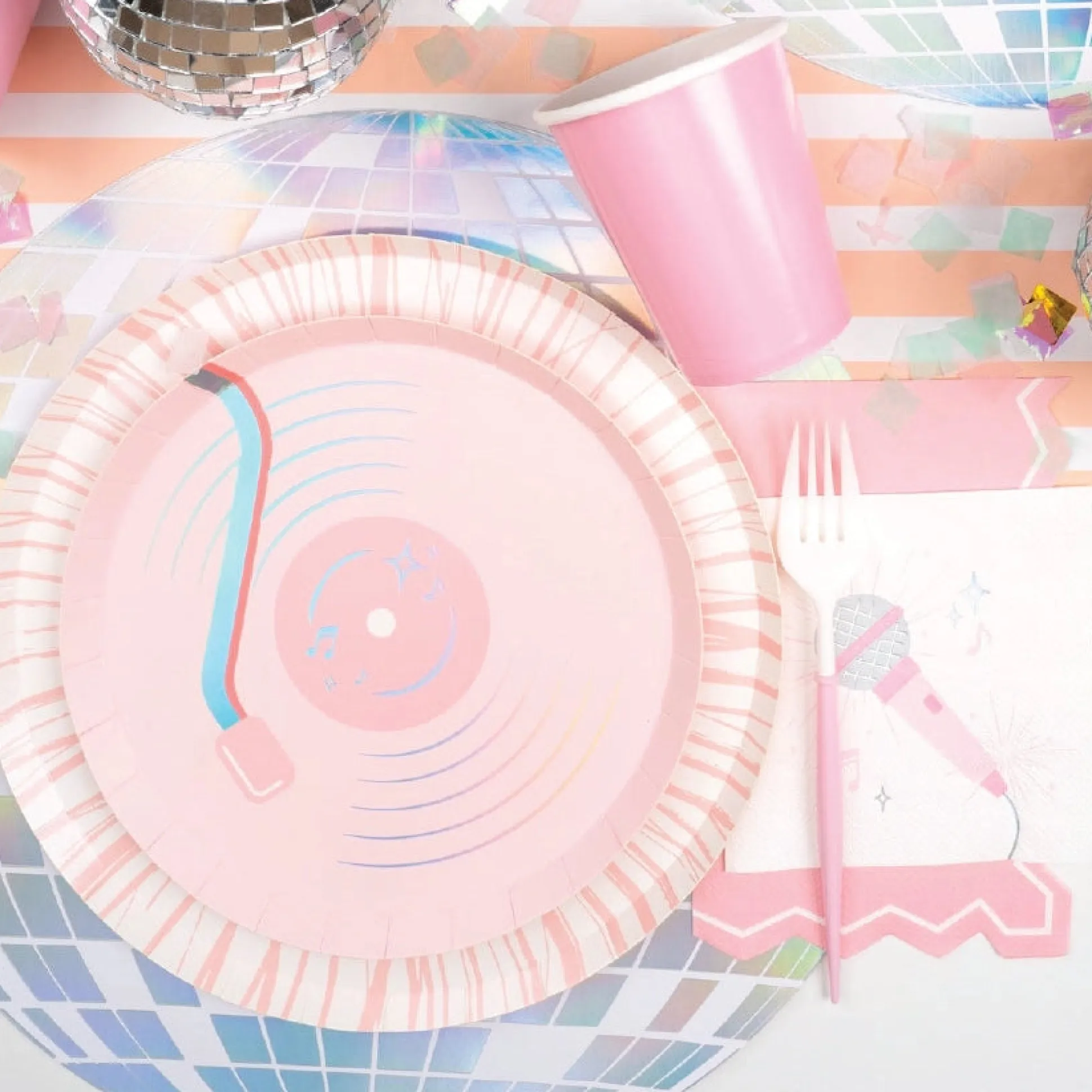 Pop Star Microphone Dessert Napkins 16ct