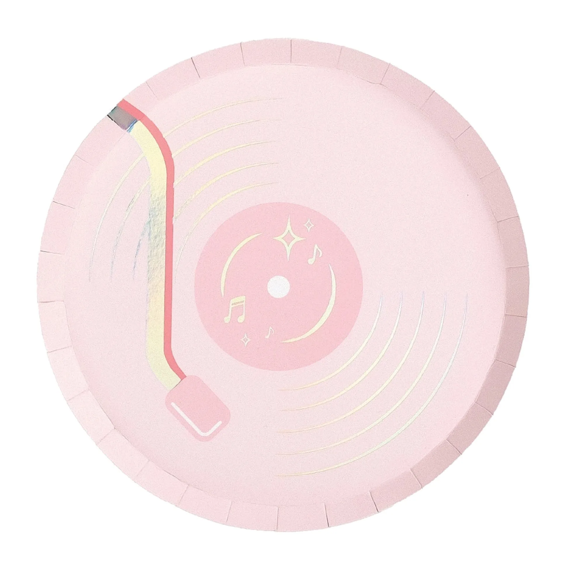 Pop Star Vinyl Record Dessert Plates 8ct