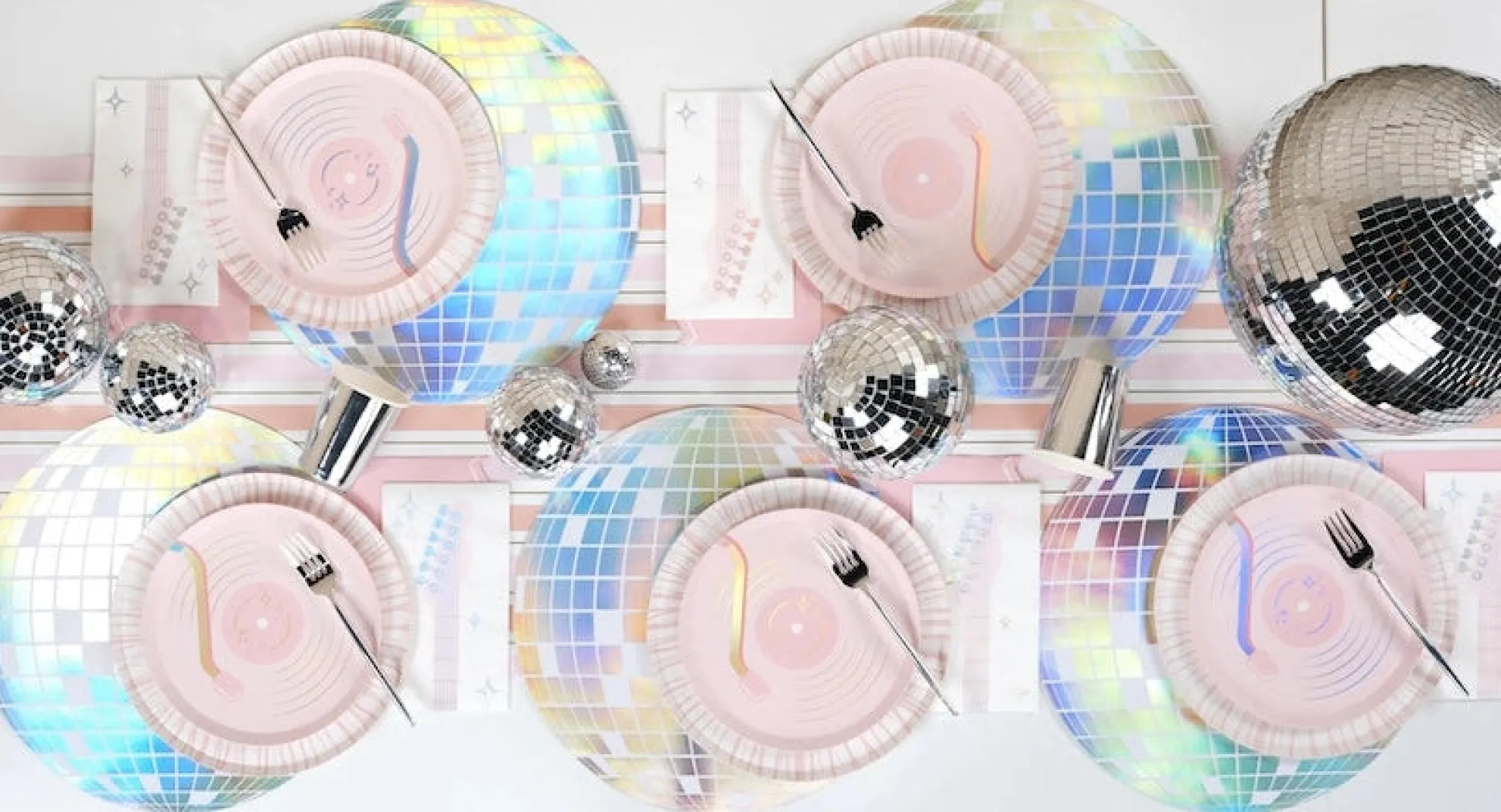 Pop Star Vinyl Record Dessert Plates 8ct