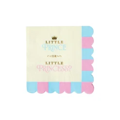 Prince or Princess Dessert Napkins 20ct