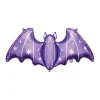Purple Halloween Bat Balloon 47in