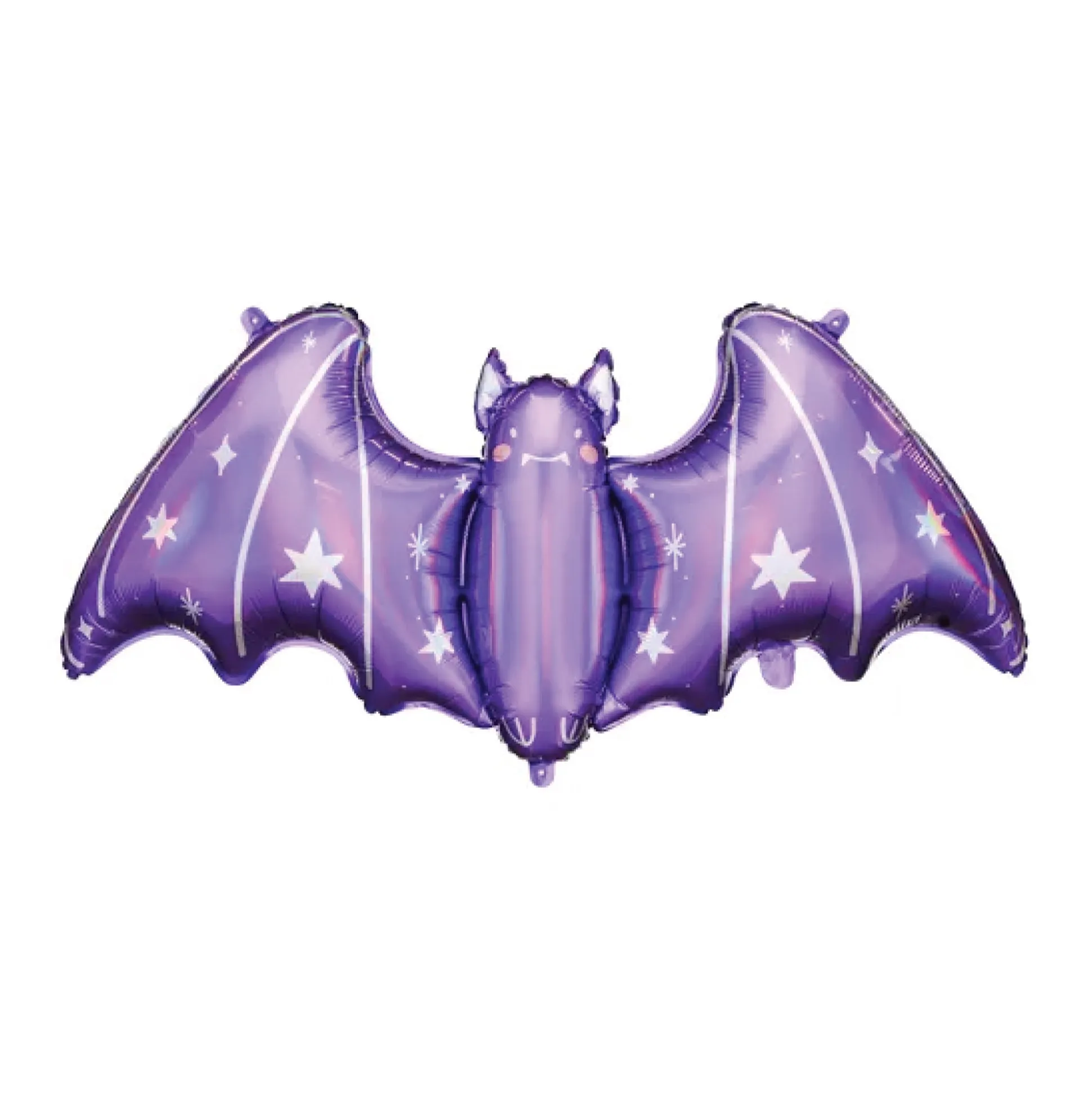 Purple Halloween Bat Balloon 47in
