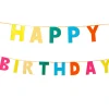 Rainbow Happy Birthday Garland 10ft