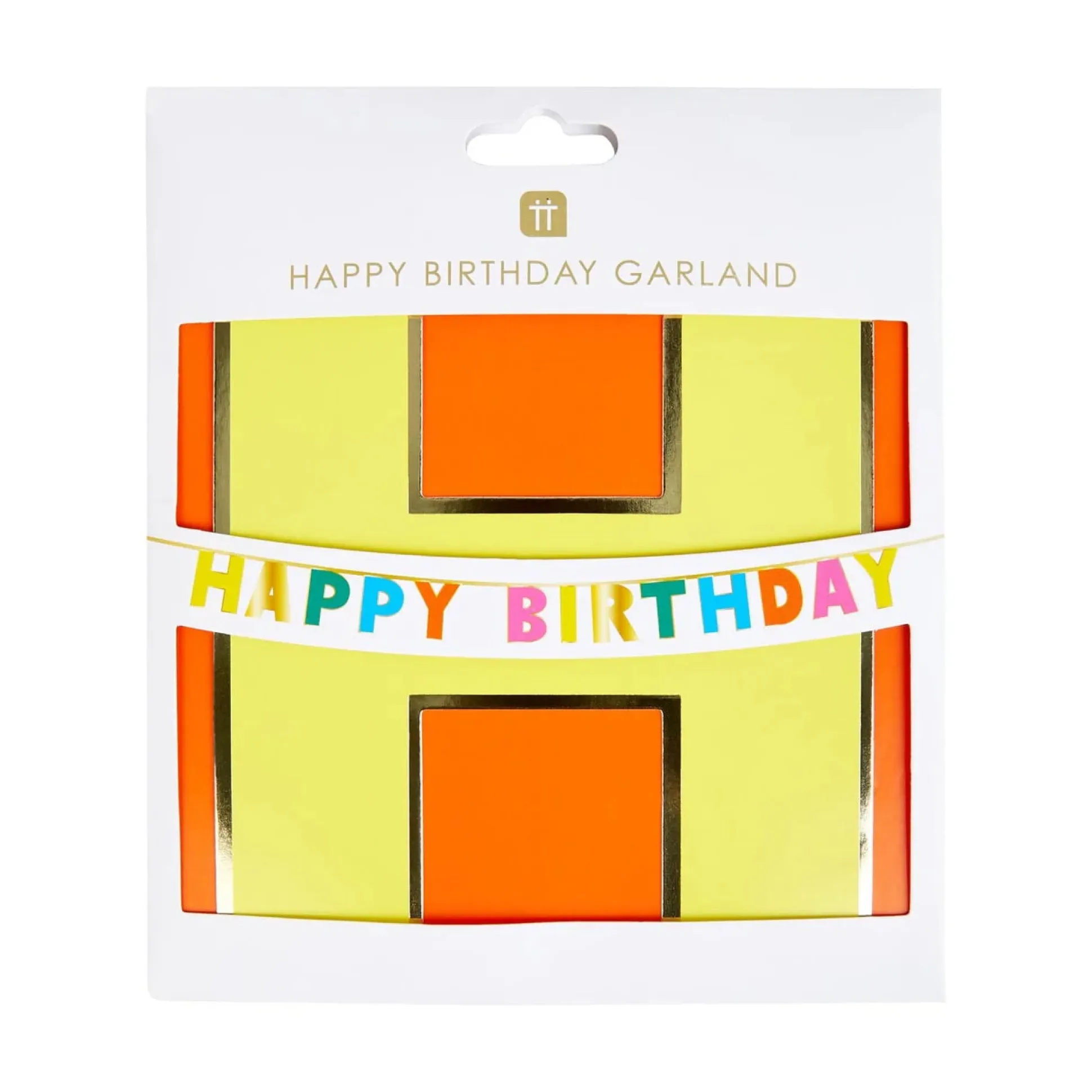 Rainbow Happy Birthday Garland 10ft