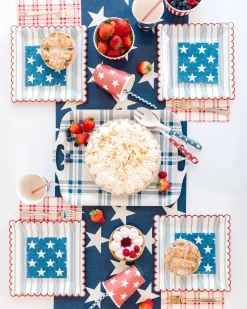 Red & Blue Star Paper Cups 8ct