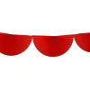 Red Bunting Fan Garland 10ft