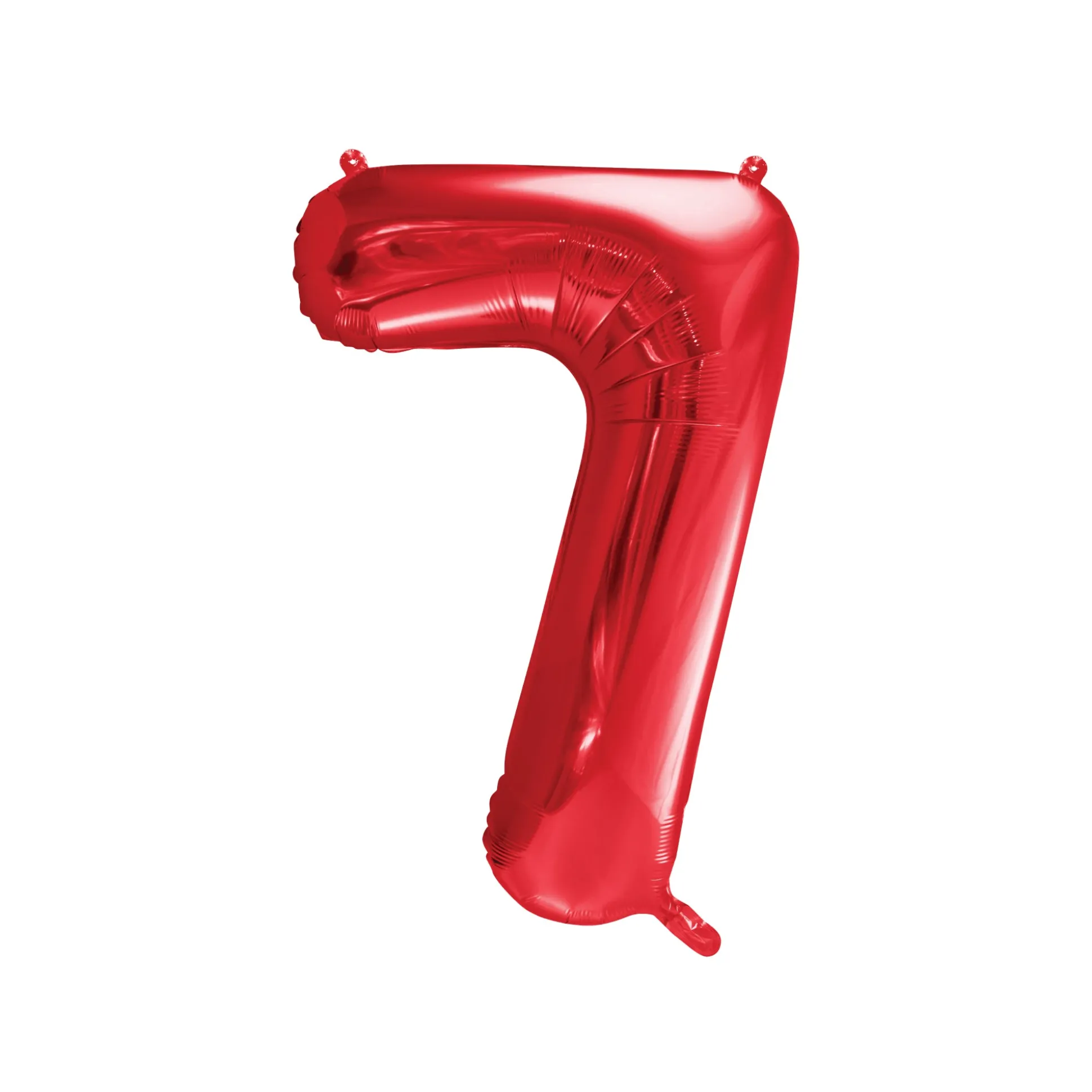 34" Red Number Balloon 0-9