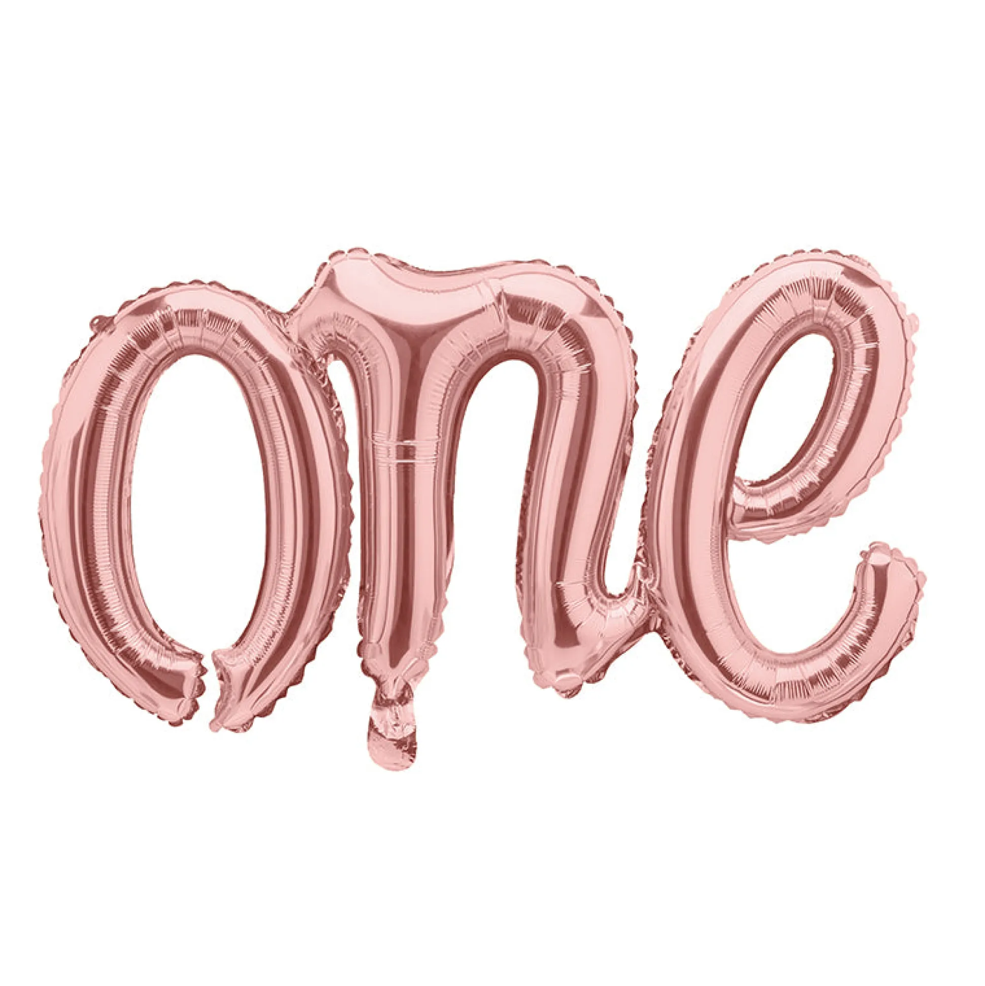 Rose Gold One Script Foil Balloon 26in