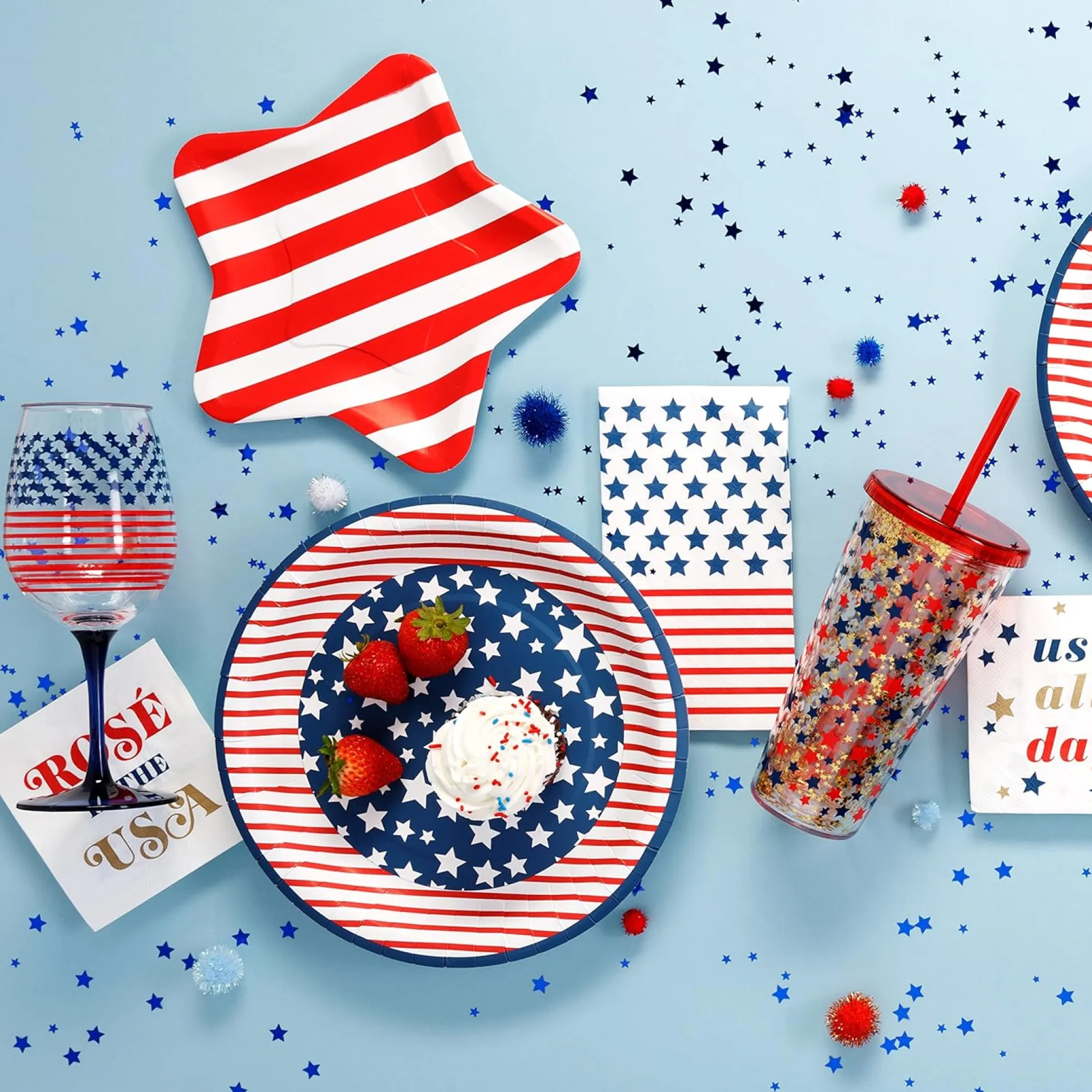 Rosé in the USA Dessert Napkins 20ct
