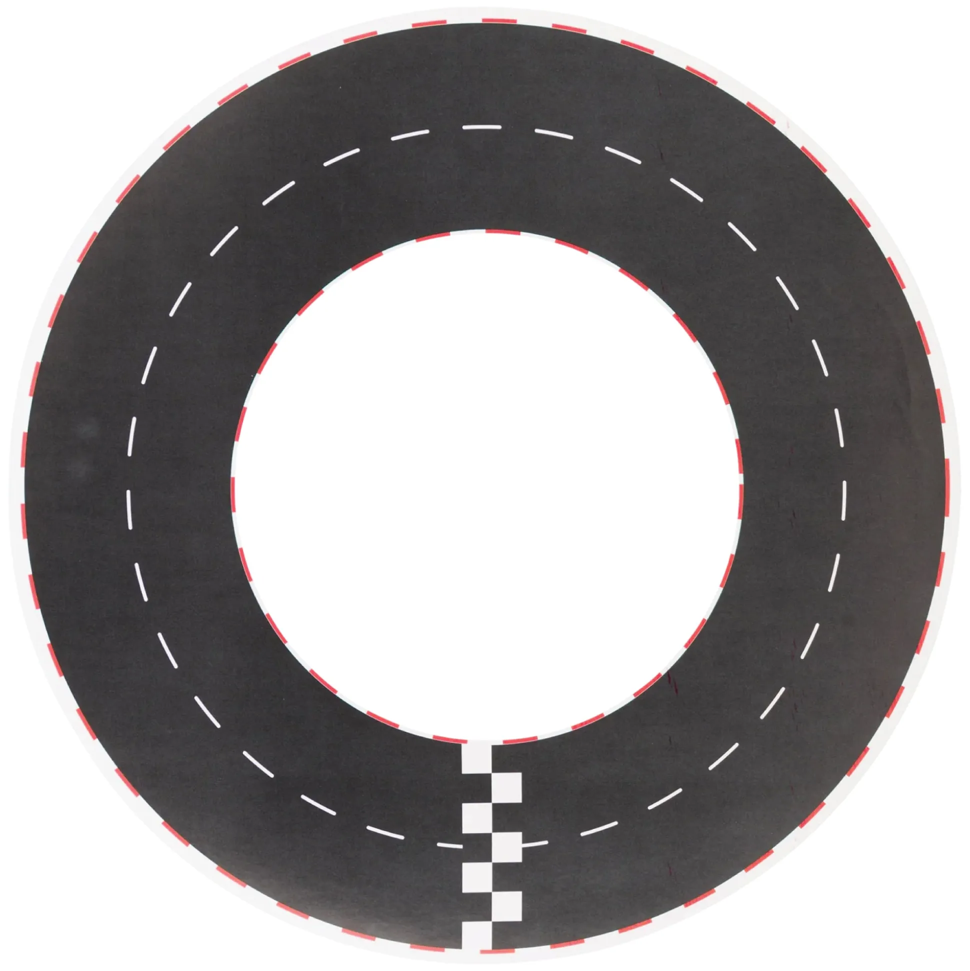 Round Race Track Paper Placemats 12ct