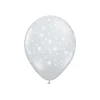 11" Round Snowflake Winter Balloon 6ct
